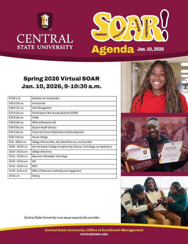 CSU Virtual SOAR Agenda Jan 10, 2026