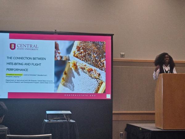 Central State University student, D’Anastacia Hutchinson