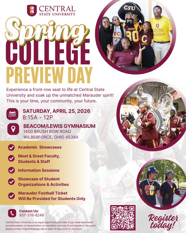 Spring College Preview Day Flier