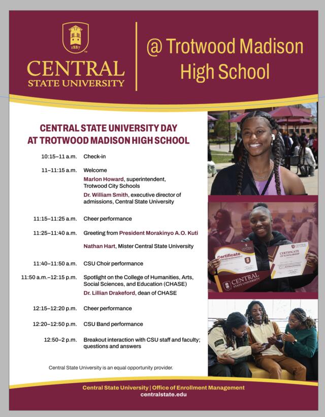 Trotwood Event Agenda 