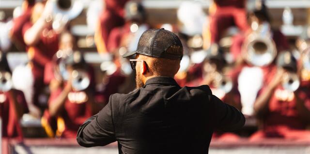 Pablo Conducting the Band  in the stands 2026