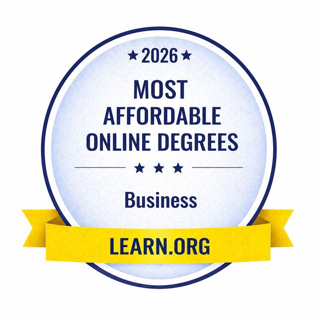 Learn.org 2026 Recognition Logo Most Affordable Online Degrees